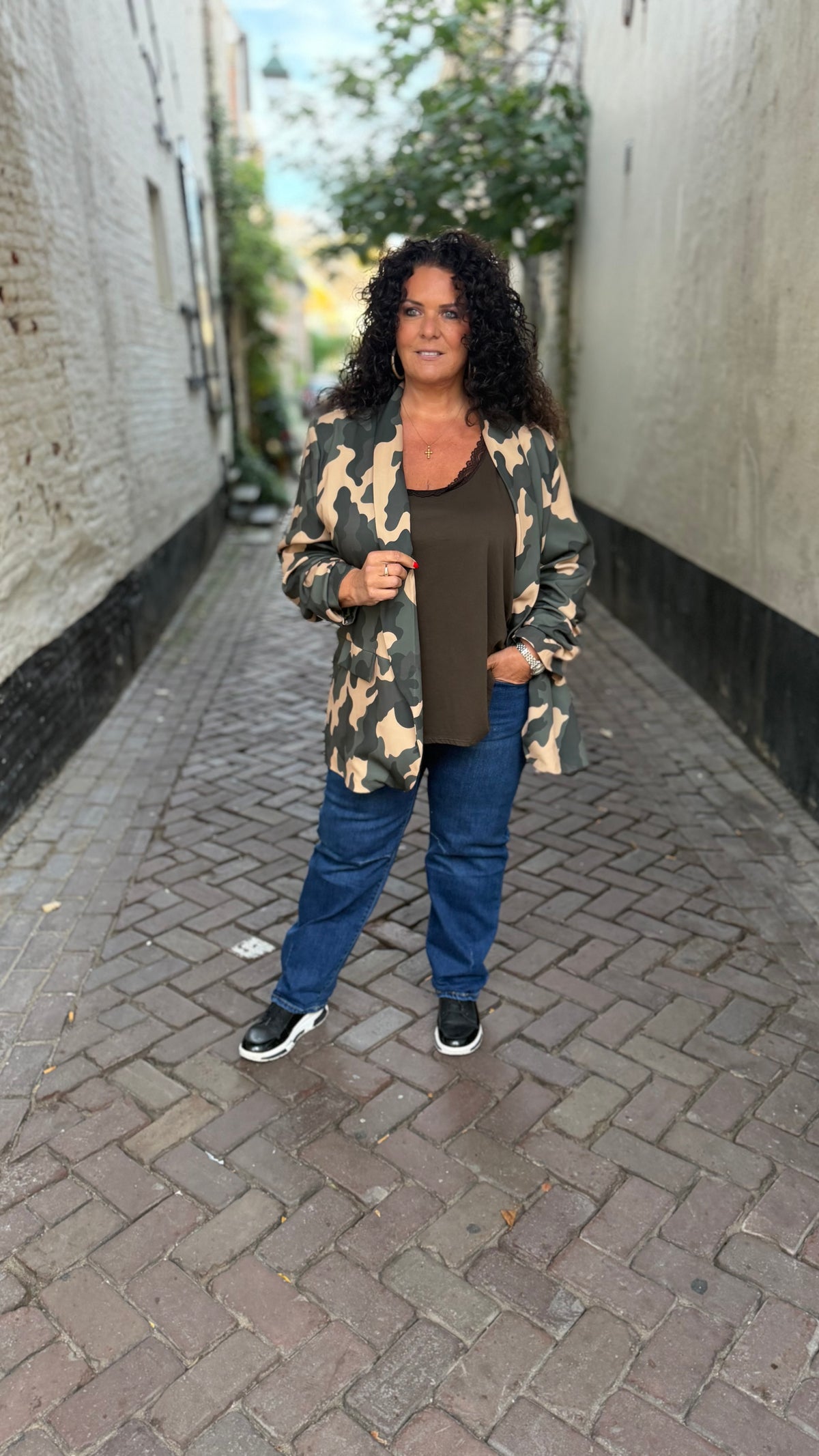 Camouflage blazer 44 t/m 48
