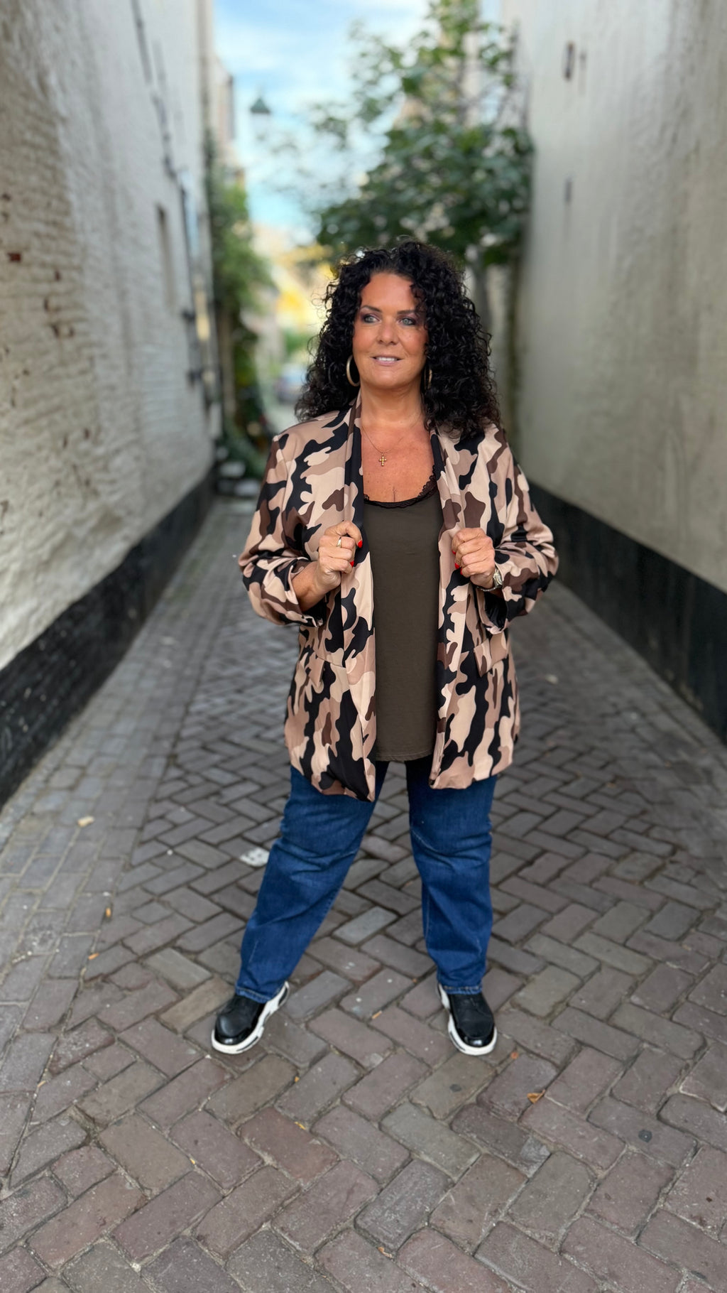Camouflage blazer 44 t/m 48