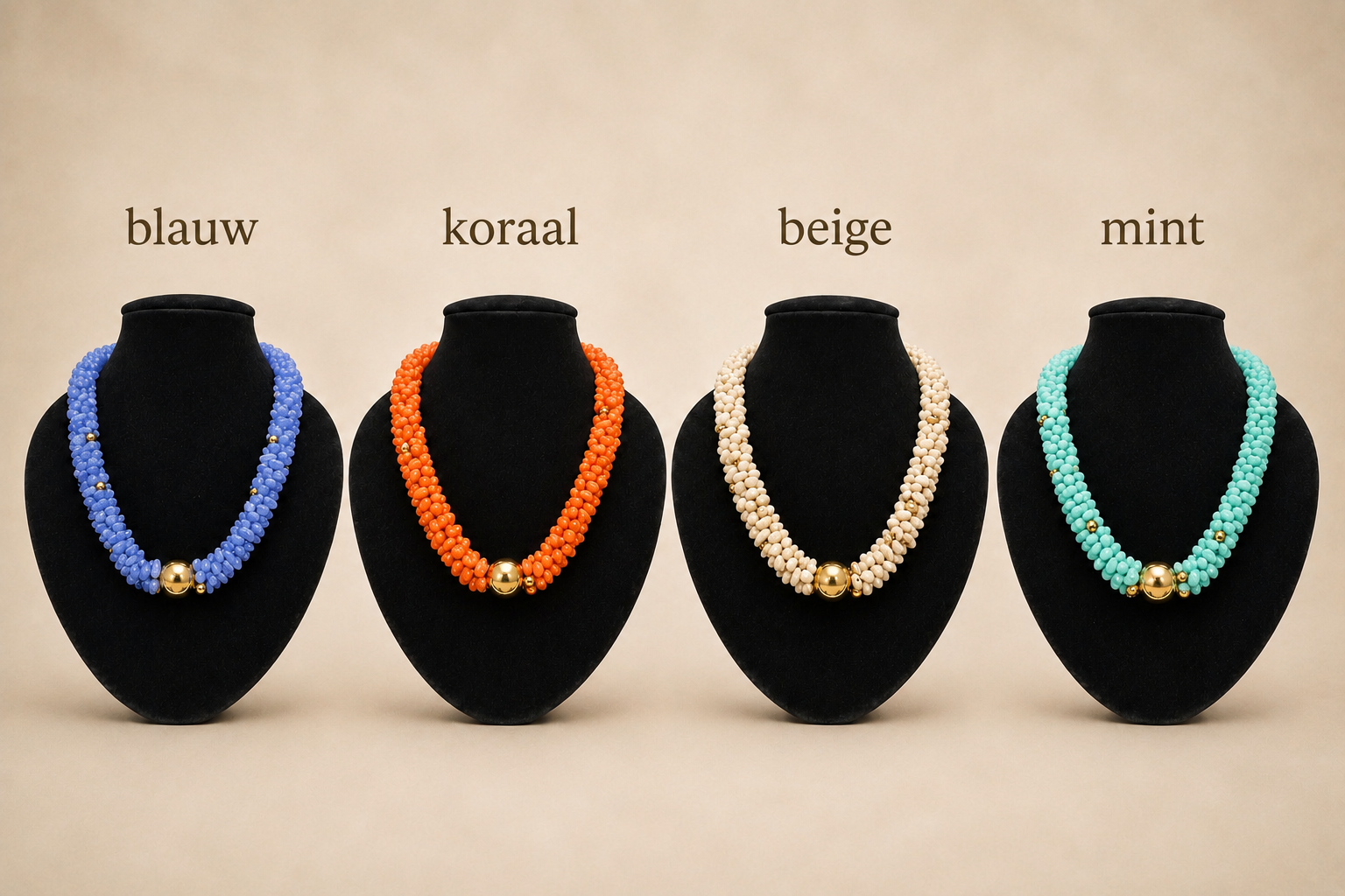 Ketting fijne kralen