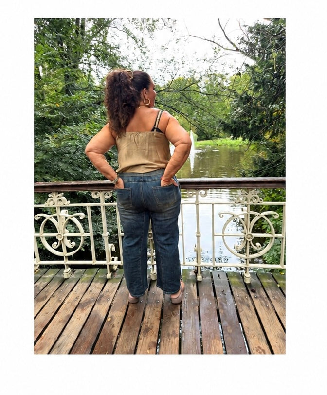 Omslag jeans 44