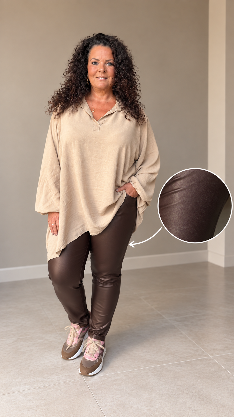 Pu legging 48 t/m 54
